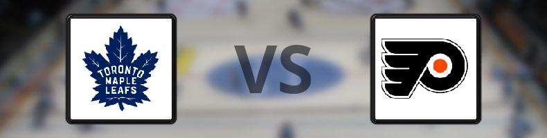 Toronto Maple Leafs - Philadelphia Flyers odds, speltips, resultat i NHL