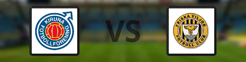Kiruna FF - Friska Viljor FC odds, speltips, resultat i Division 2