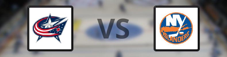 Columbus Blue Jackets - New York Islanders odds, speltips, resultat i NHL