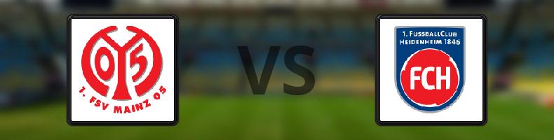 FSV Mainz 05 - FC Heidenheim odds, speltips, resultat i Bundesliga