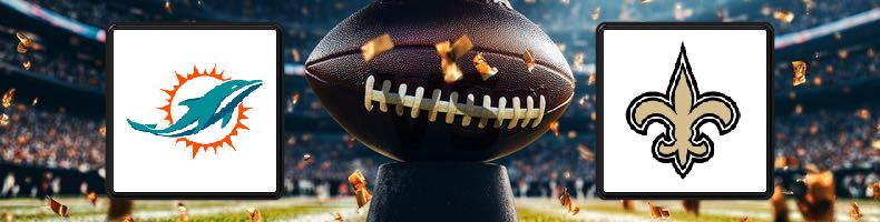 Miami Dolphins - New Orleans Saints odds, speltips, resultat i NFL