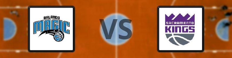 Orlando Magic - Sacramento Kings odds, speltips, resultat i NBA