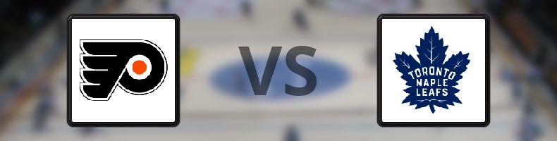 Philadelphia Flyers - Toronto Maple Leafs odds, speltips, resultat i NHL