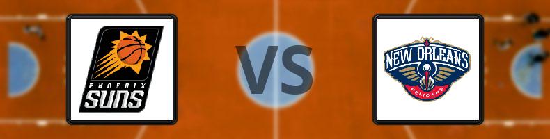 Phoenix Suns - New Orleans Pelicans odds, speltips, resultat i NBA