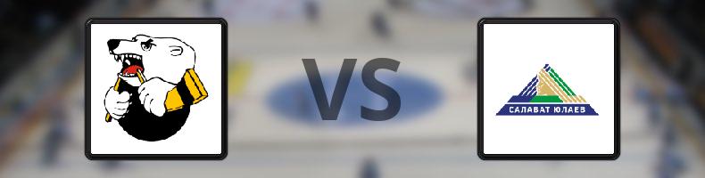 Traktor Chelyabinsk - Salavat Yulaev UFA odds, speltips, resultat i KHL