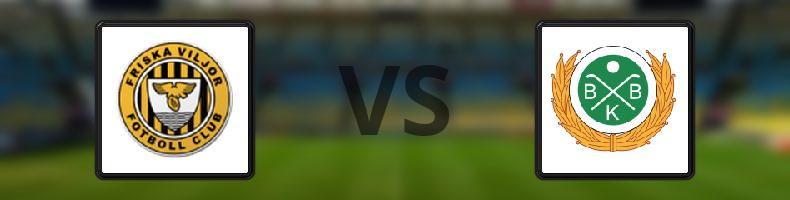 Friska Viljor FC - Bodens BK FF odds, speltips, resultat i Division 2