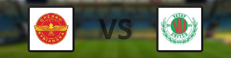 Örebro Syrianska BK - Athletic Eskilstuna odds, speltips, resultat i Division 1