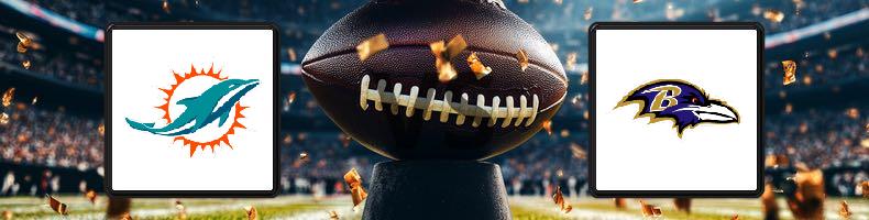 Miami Dolphins - Baltimore Ravens odds, speltips, resultat i NFL