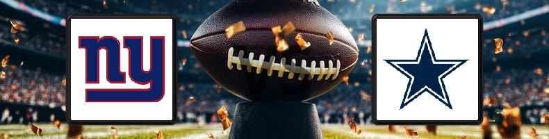 New York Giants - Dallas Cowboys odds, speltips, resultat i NFL