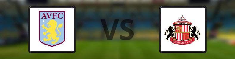 Aston Villa - Sunderland odds, speltips, resultat i Premier League