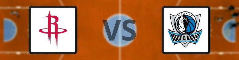 Houston Rockets - Dallas Mavericks odds, speltips, resultat i NBA