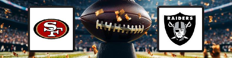 San Francisco 49ers - Oakland Raiders odds, speltips, resultat i NFL