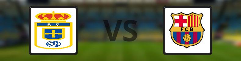 Real Oviedo - Barcelona odds, speltips, resultat i La Liga