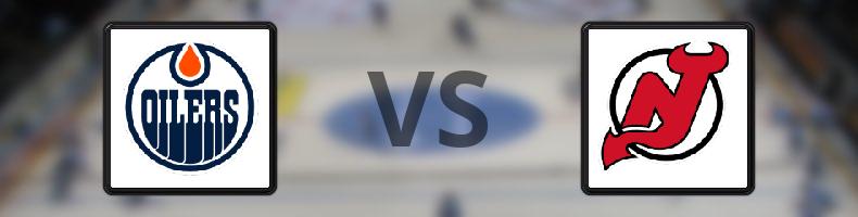 Edmonton Oilers - New Jersey Devils odds, speltips, resultat i NHL