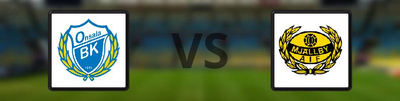 Onsala BK - Mjällby AIF odds, speltips, resultat i Svenska Cupen
