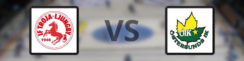 Troja/Ljungby - Östersunds IK odds, speltips, resultat i HockeyAllsvenskan