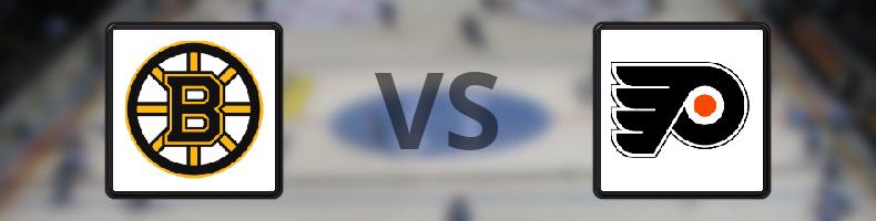 Boston Bruins - Philadelphia Flyers odds, speltips, resultat i NHL
