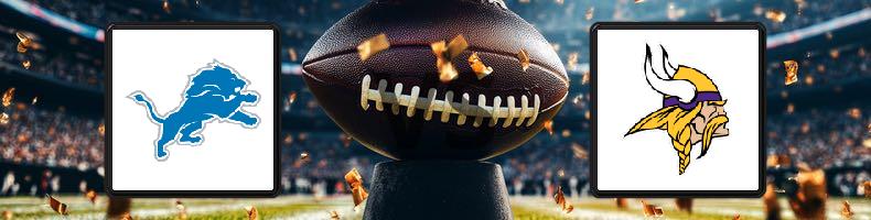 Detroit Lions - Minnesota Vikings odds, speltips, resultat i NFL