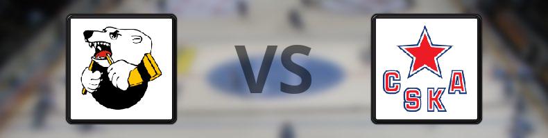 Traktor Chelyabinsk - CSKA Moskva odds, speltips, resultat i KHL