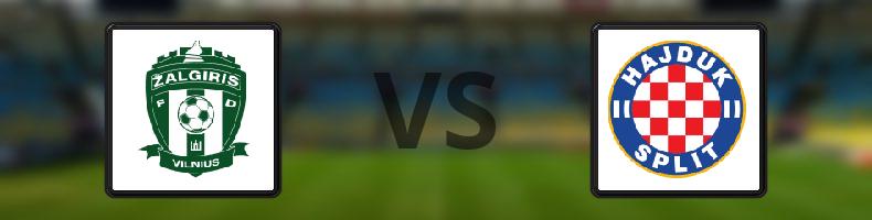 Zalgiris - Hajduk Split odds, speltips, resultat i Conference League