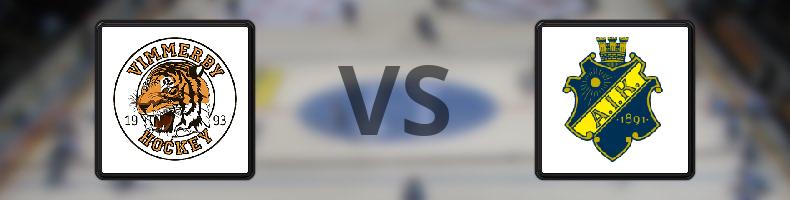 Vimmerby HC - AIK odds, speltips, resultat i HockeyAllsvenskan