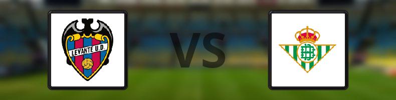 Levante - Real Betis odds, speltips, resultat i La Liga