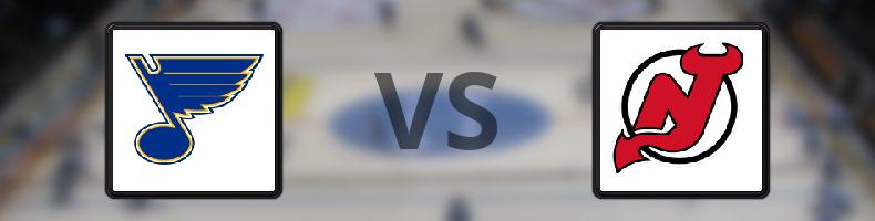 St Louis Blues - New Jersey Devils odds, speltips, resultat i NHL