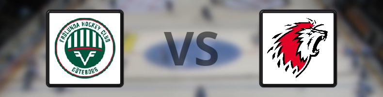 Frölunda - Lausanne HC odds, speltips, resultat i CHL