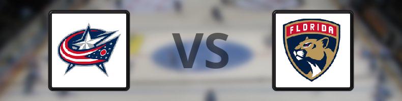 Columbus Blue Jackets - Florida Panthers odds, speltips, resultat i NHL