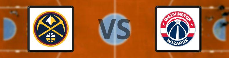 Denver Nuggets - Washington Wizards odds, speltips, resultat i NBA