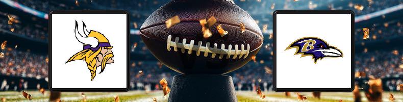 Minnesota Vikings - Baltimore Ravens odds, speltips, resultat i NFL