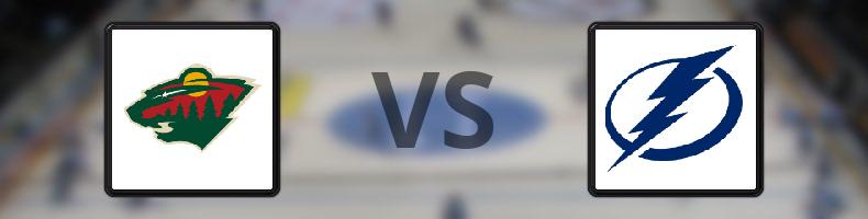 Minnesota Wild - Tampa Bay Lightning odds, speltips, resultat i NHL