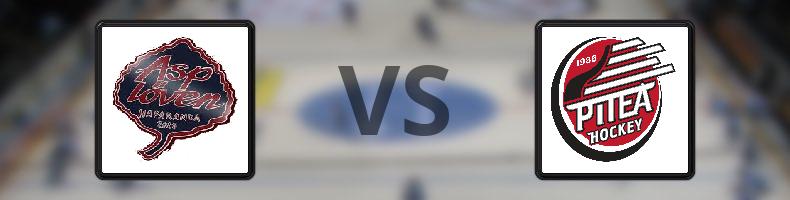 Asplöven HC - Piteå HC odds, speltips, resultat i HockeyEttan