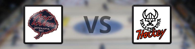 Asplöven HC - IF Vallentuna BK odds, speltips, resultat i HockeyEttan