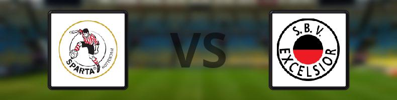 Sparta Rotterdam - Excelsior odds, speltips, resultat i Eredivisie