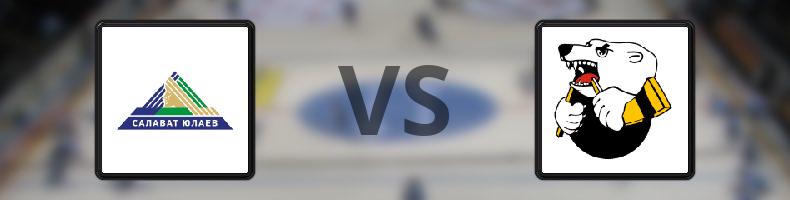 Salavat Yulaev UFA - Traktor Chelyabinsk odds, speltips, resultat i KHL