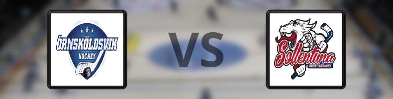 Örnsköldsviks SK - Sollentuna HC odds, speltips, resultat i HockeyEttan