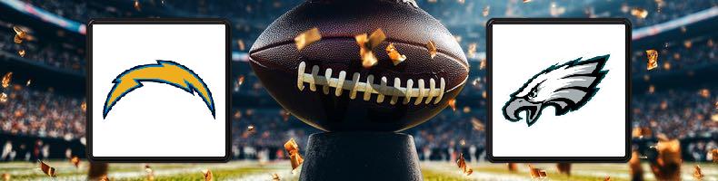 Los Angeles Chargers - Philadelphia Eagles odds, speltips, resultat i NFL