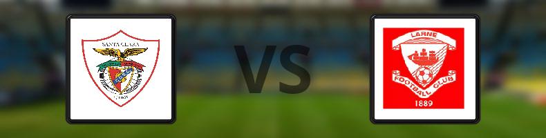 Santa Clara - Larne odds, speltips, resultat i Conference League
