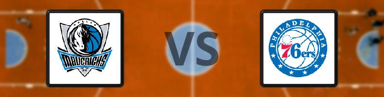 Dallas Mavericks - Philadelphia 76ers odds, speltips, resultat i NBA