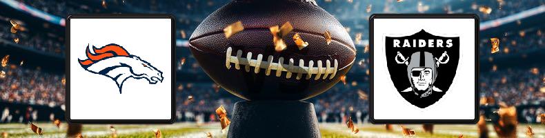 Denver Broncos - Oakland Raiders odds, speltips, resultat i NFL