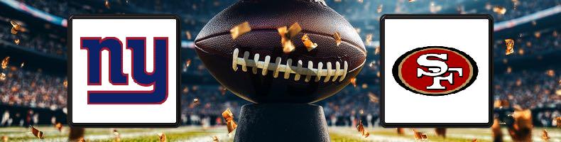 New York Giants - San Francisco 49ers odds, speltips, resultat i NFL