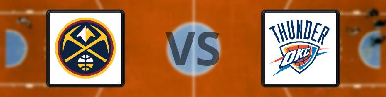 Denver Nuggets - Oklahoma City Thunder odds, speltips, resultat i NBA