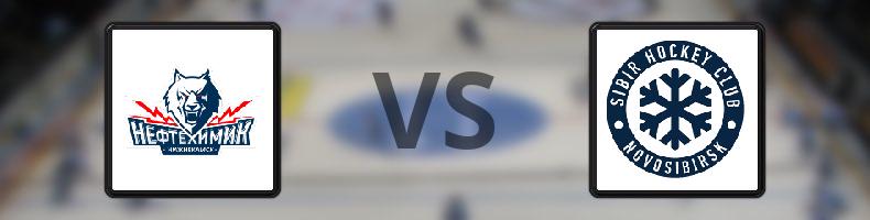 Neftekhimik - Sibir Novosibirsk odds, speltips, resultat i KHL