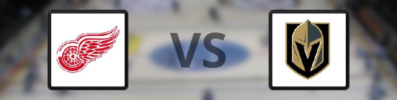 Detroit Red Wings - Vegas Golden Knights odds, speltips, resultat i NHL