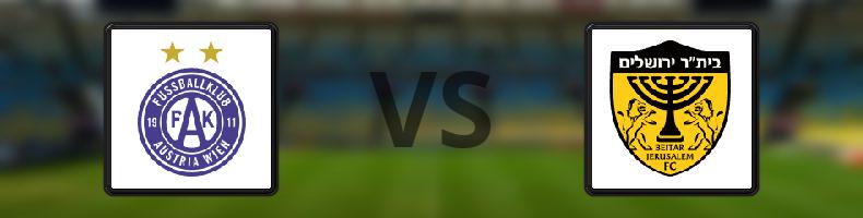 Austria Wien - Beitar Jerusalem FC odds, speltips, resultat i Conference League