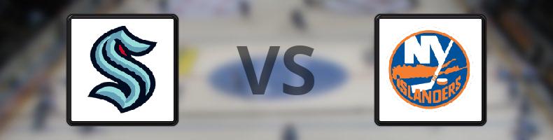 Seattle Kraken - New York Islanders odds, speltips, resultat i NHL
