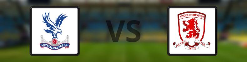Crystal Palace - Middlesbrough odds, speltips, resultat i Engelska Ligacupen