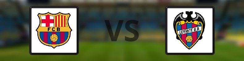 Barcelona - Levante odds, speltips, resultat i La Liga