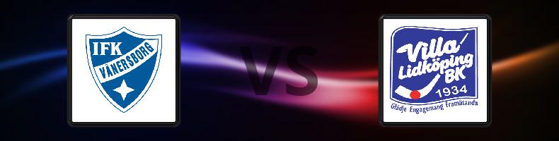 IFK Vänersborg - Villa Lidköping odds, speltips, resultat i Elitserien